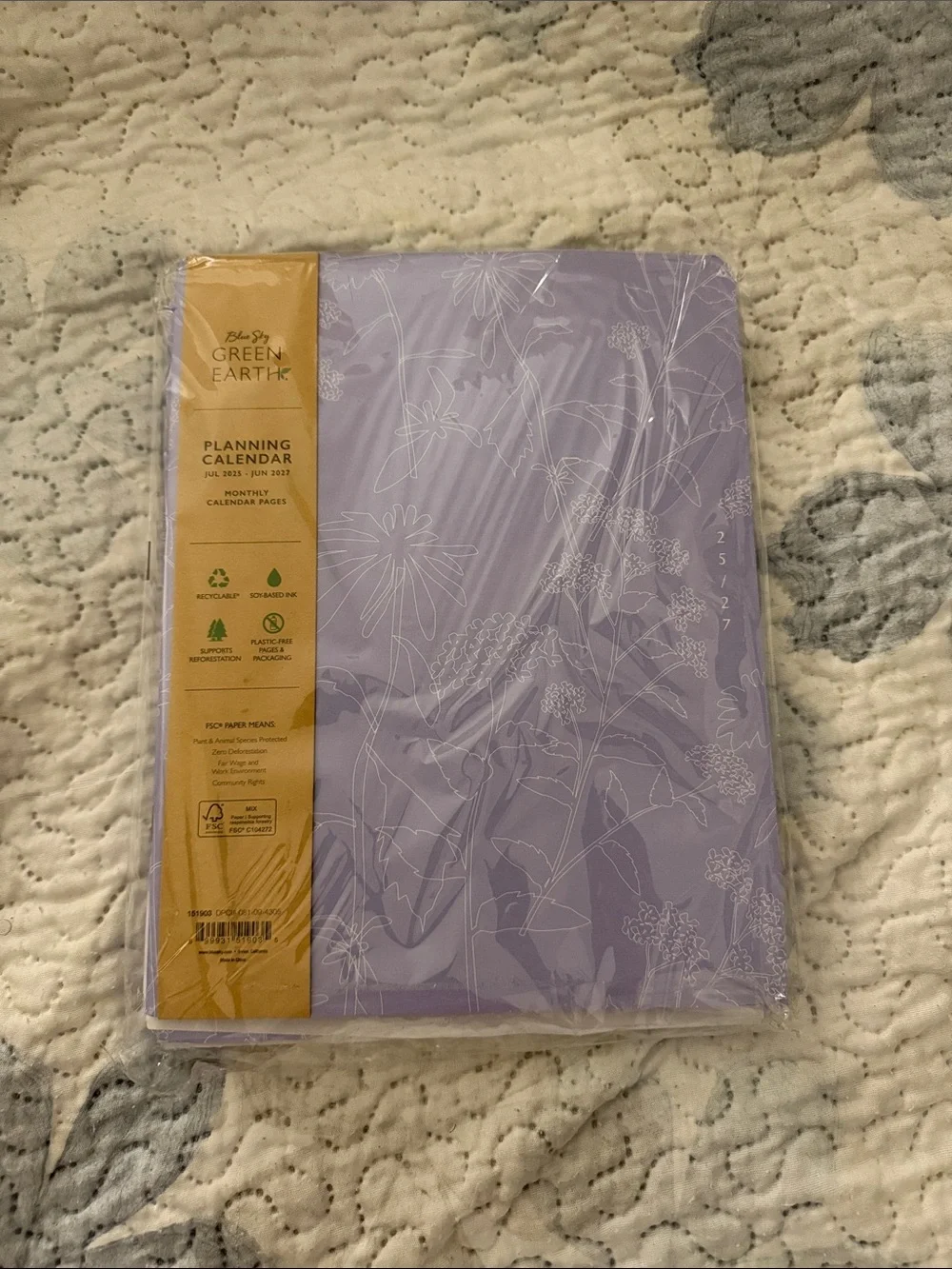 Lavender Planning Calendar 4 pack